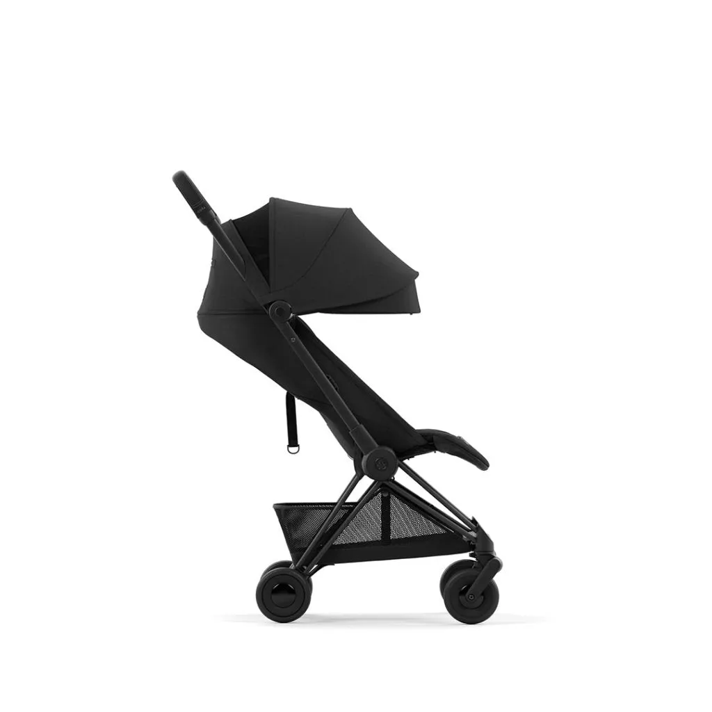 CYBEX COYA Ultra-compact Pushchair with Matt Black Frame - Sepia Black