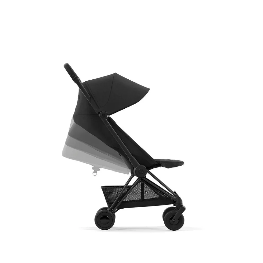 CYBEX COYA Ultra-compact Pushchair with Matt Black Frame - Sepia Black