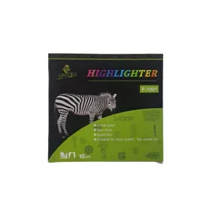 D’afrique Highlighters Blue 10Pieces P-1001-Blue
