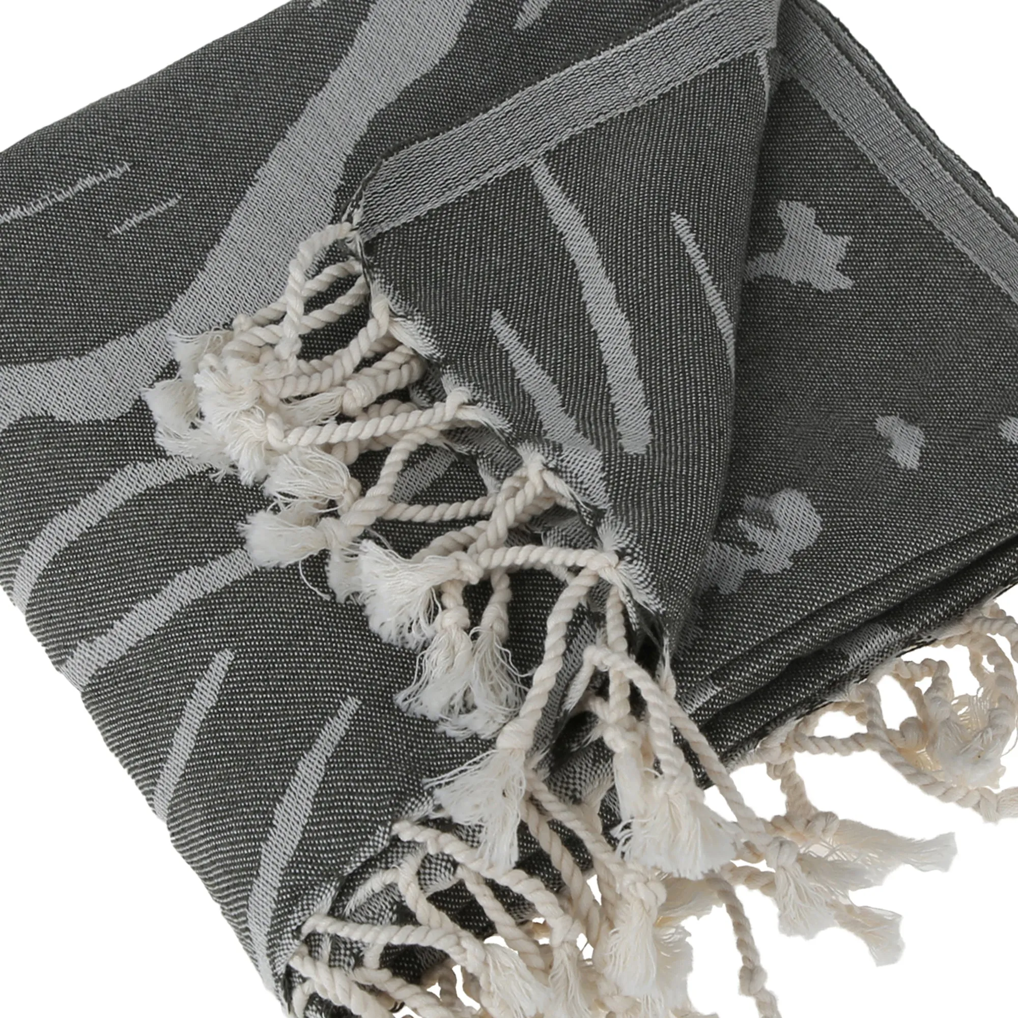 Deerfield Peshtemal Pure Cotton Beach Towel by La'Hammam