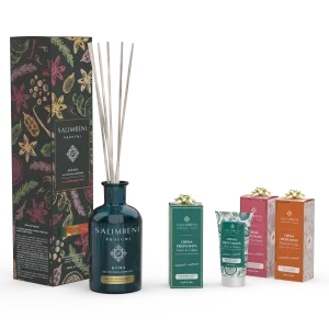 Diffusore a Bastoncini 250 ml Spezie di Bisanzio   3 Creme Profumate 50ml in PROVA OMAGGIO (Elisir di Bergamotto 50ml   Incanto d'Ambra 50ml   Spezie di Bisanzio 50ml)