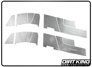 Dirt King Front Frame Plate Kit Chevy/GMC 1500 2007-2018