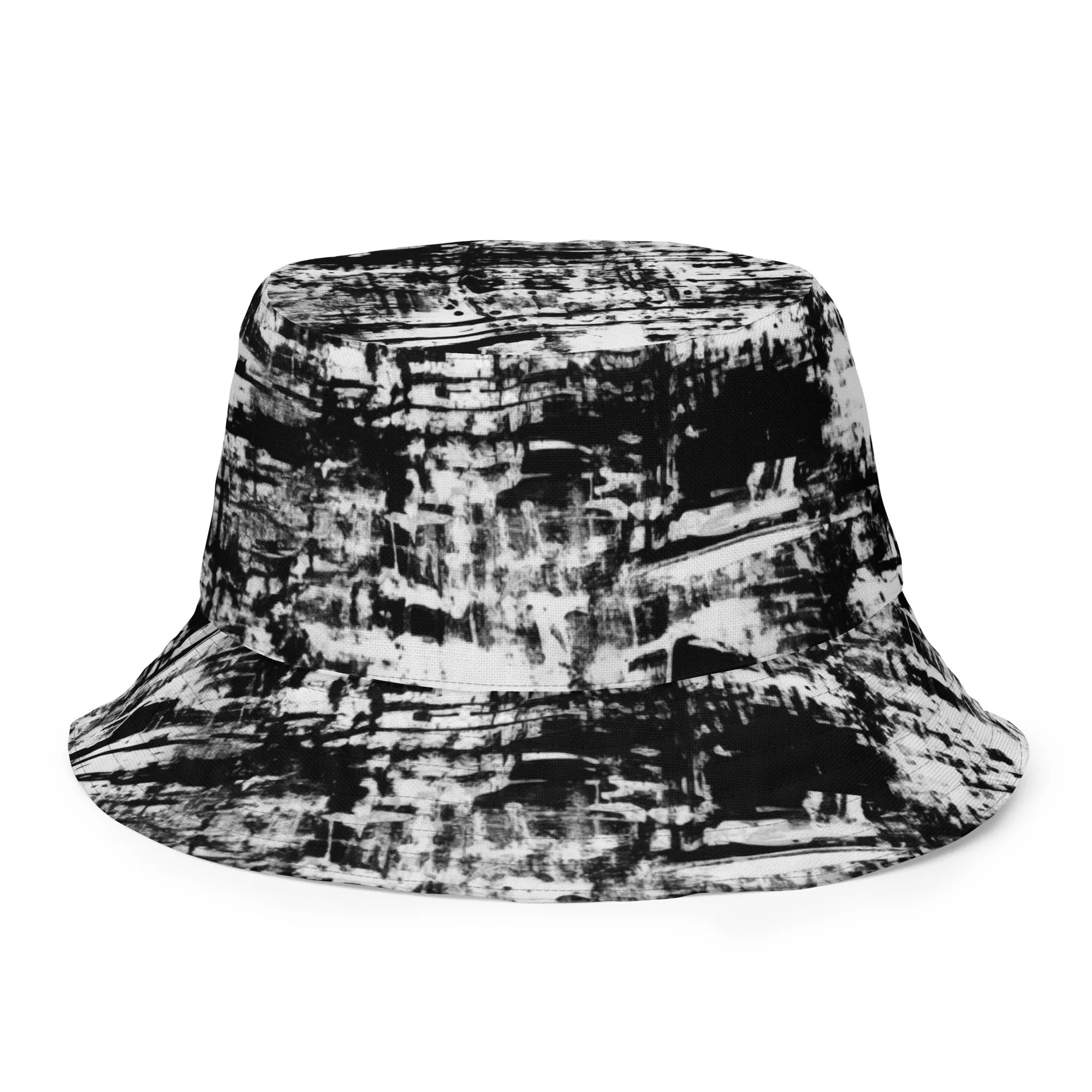 Distressed Reversible Bucket Hat