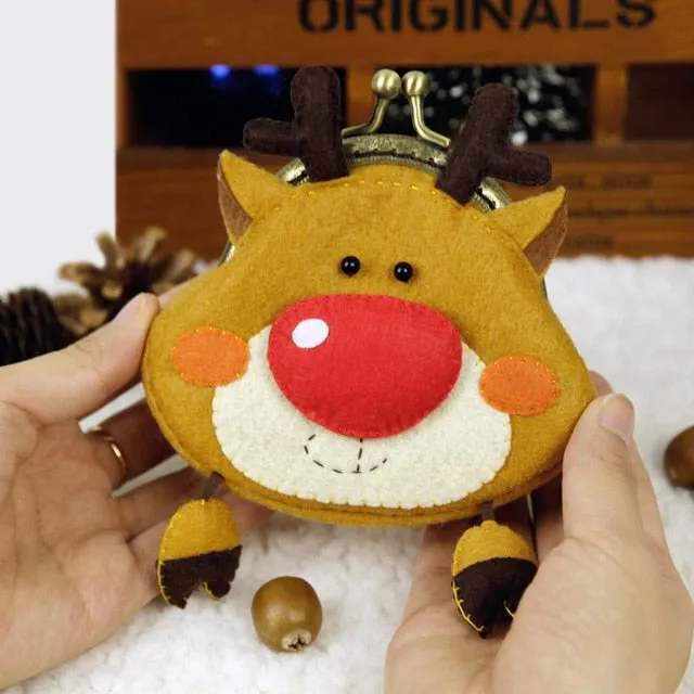 DIY Felt sewing coin purse kits