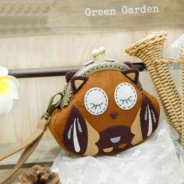 DIY Felt sewing coin purse kits