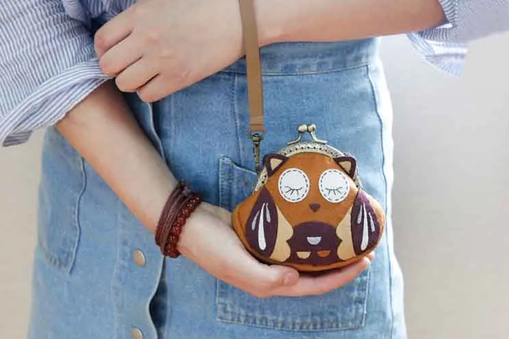 DIY Felt sewing coin purse kits