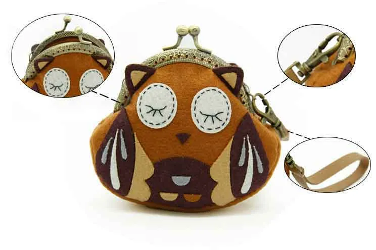 DIY Felt sewing coin purse kits