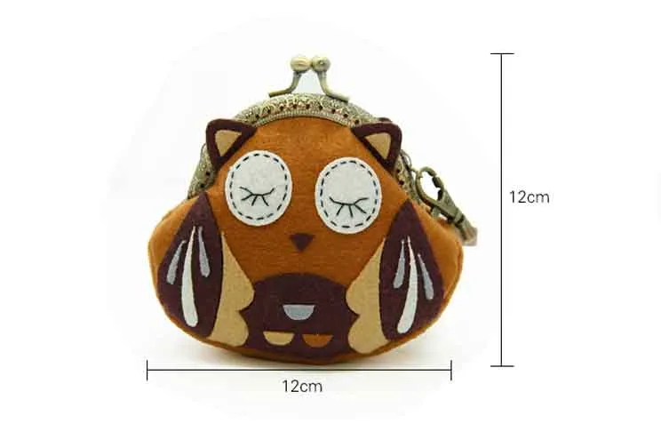 DIY Felt sewing coin purse kits
