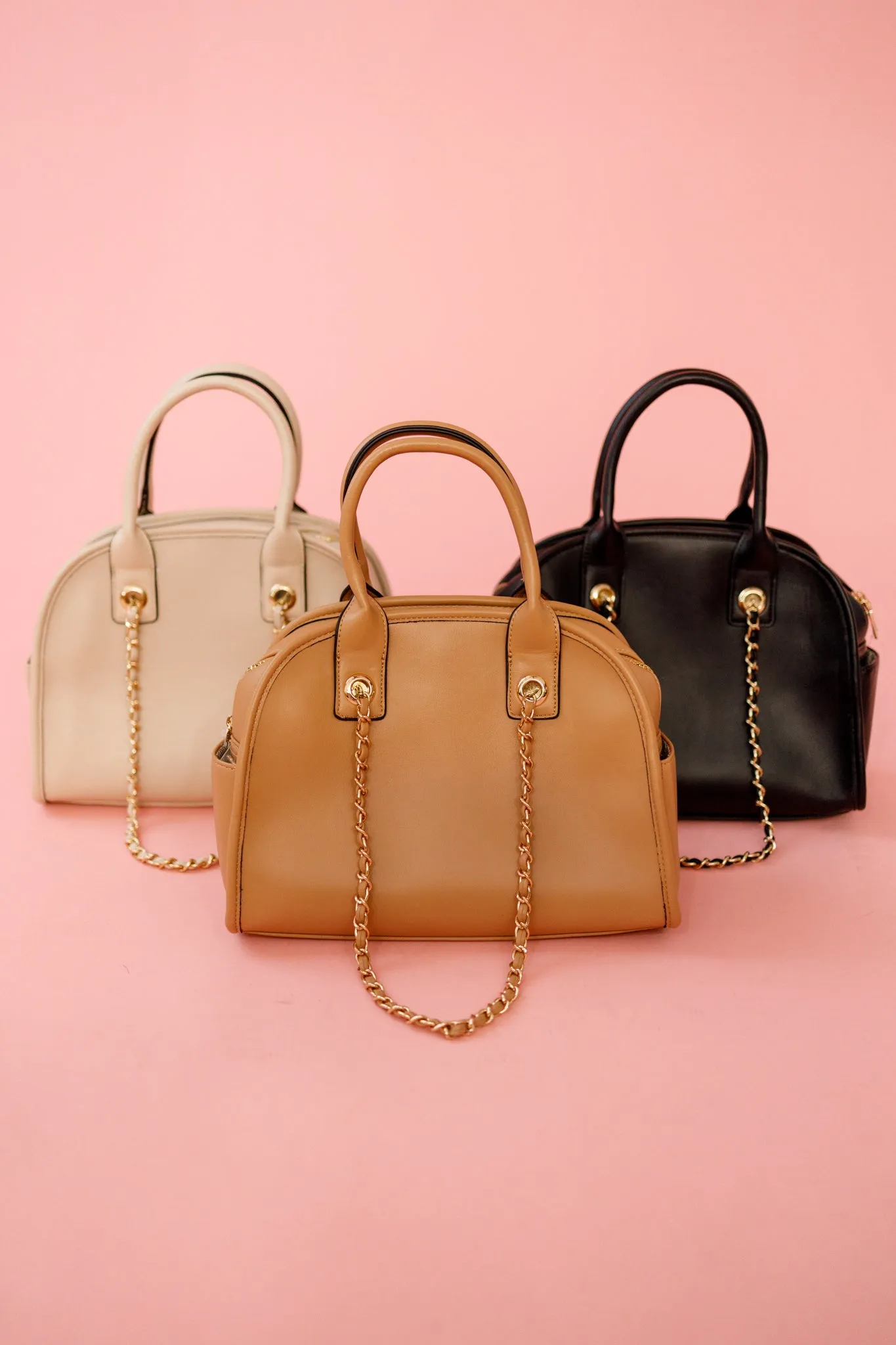 Dome Chain Satchel, VARIOUS