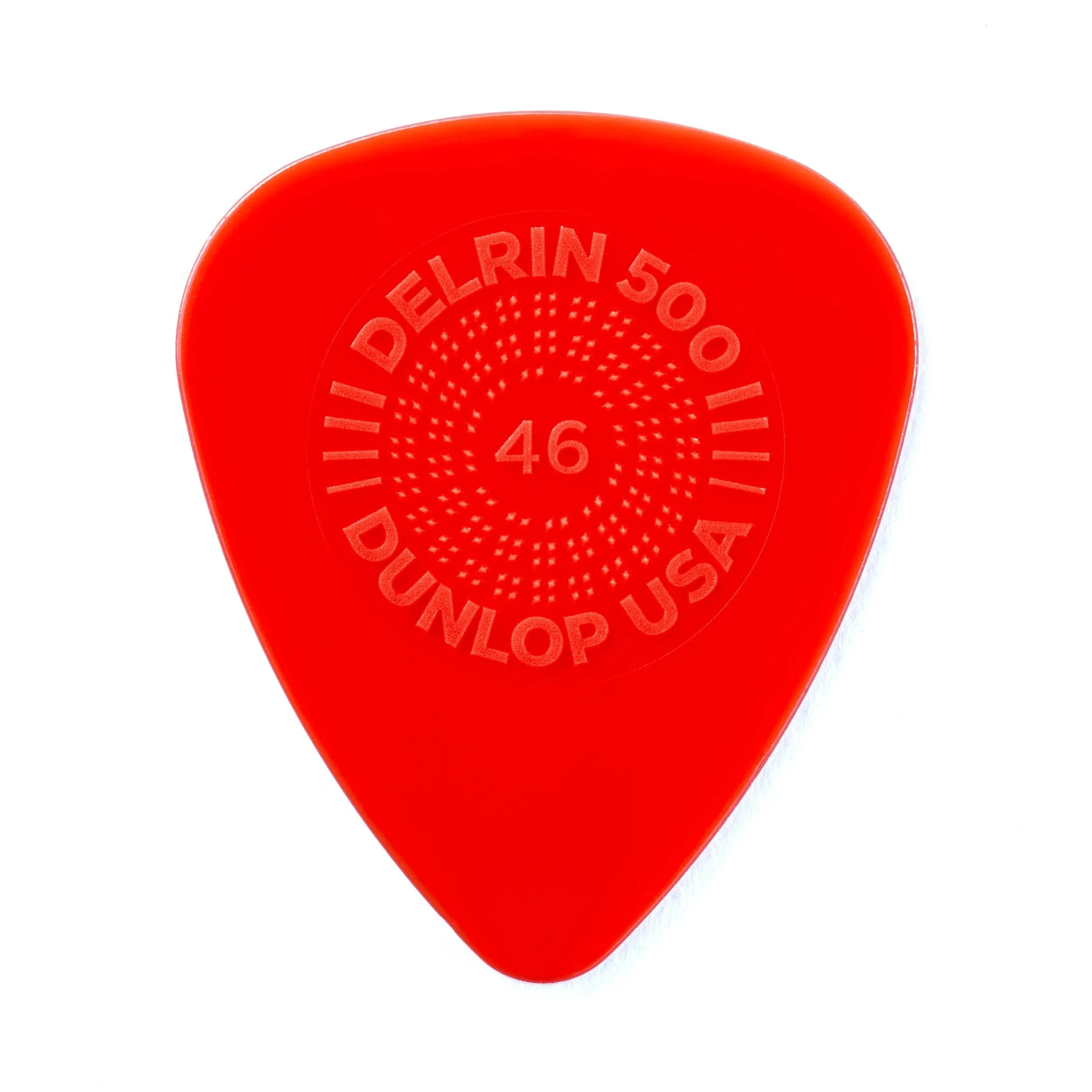 Dunlop Picks - Delrin 500 Prime Grip 0.46mm - Players Pack 12