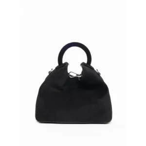 Elleme Baozi Handbag in Black Suede