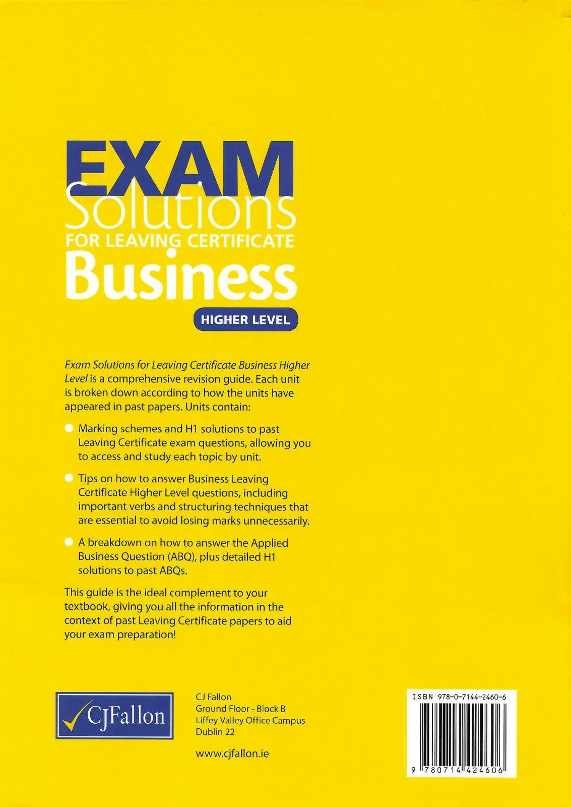 Exam Solutions - Leaving Cert - Business - Higher Level