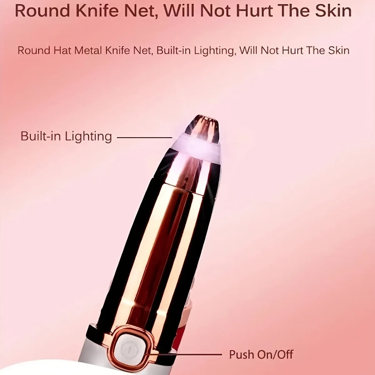 Eyebrow Pencil Hair Remover and Trimmer: Painless, Flawless, Electric Shaver for Women