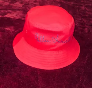 Fallon Aurielle Signature Classic Bucket Hat (Red & Purple Sparkle)