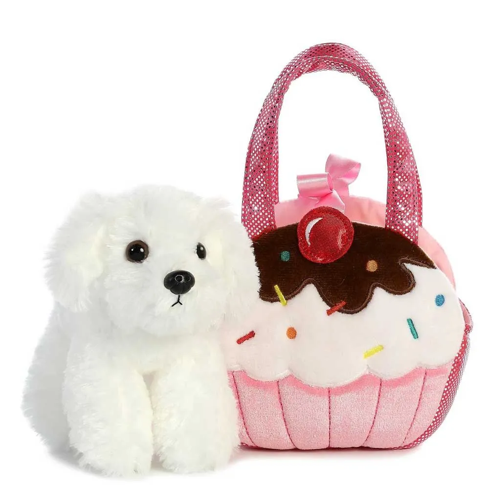 Fancy Pal Dog in Cupcake Bag