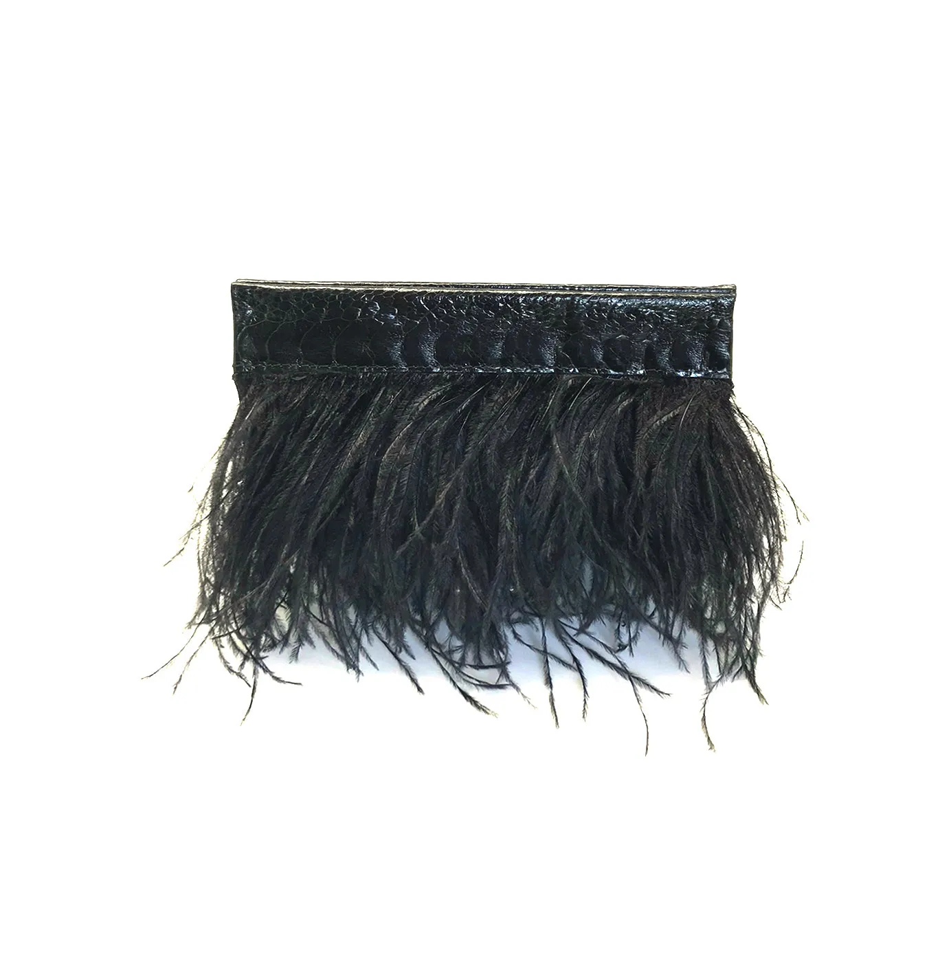 Feather Clutch
