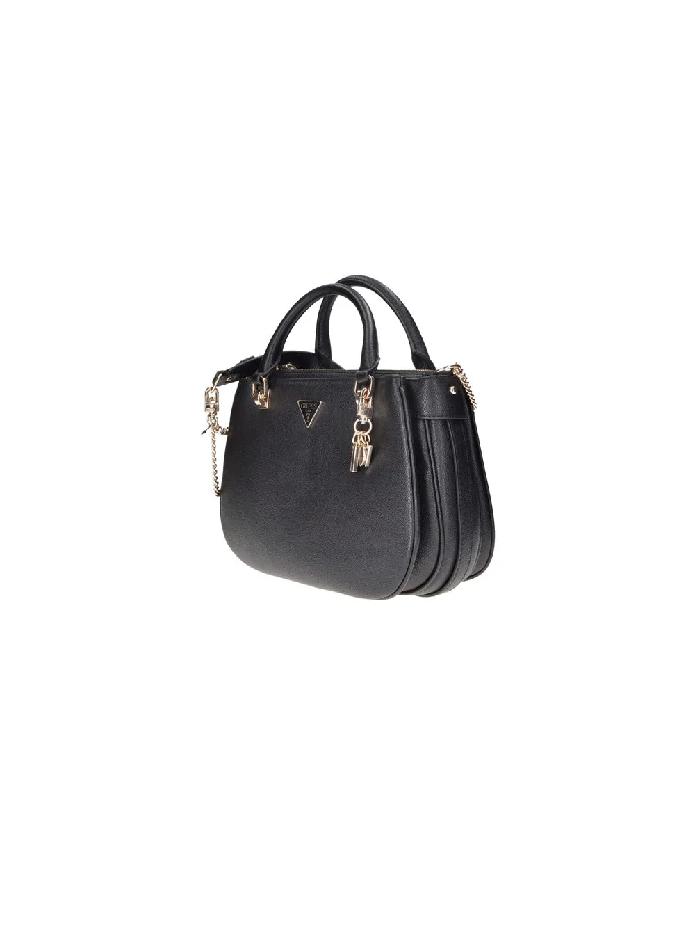 Fedora Shoulder Satchel - Black