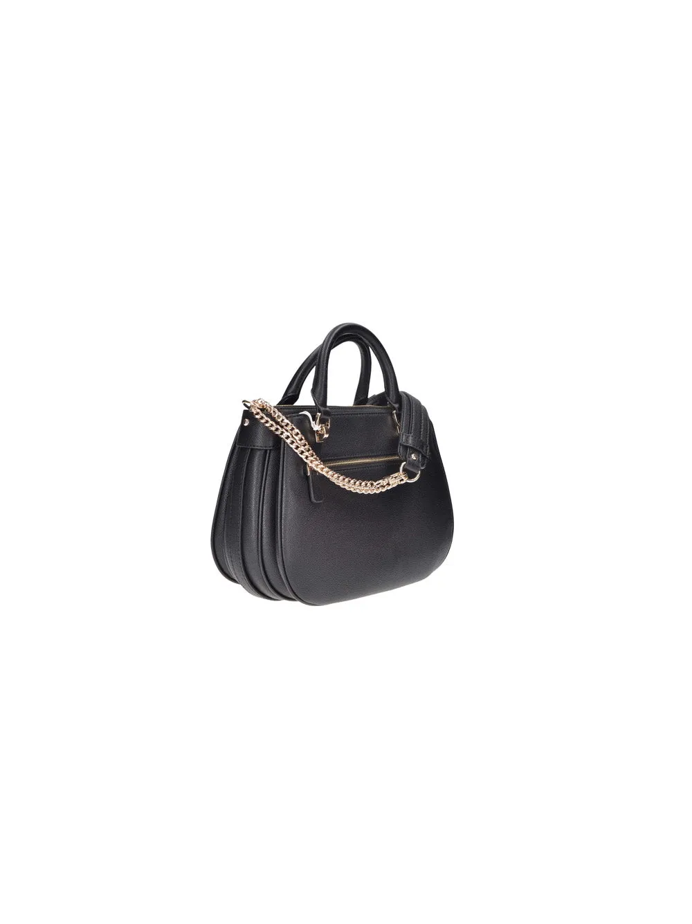 Fedora Shoulder Satchel - Black