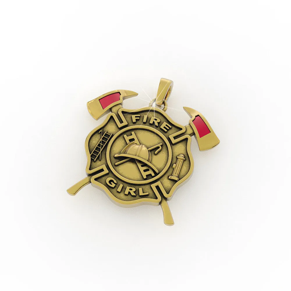 Fire Girl Pendant
