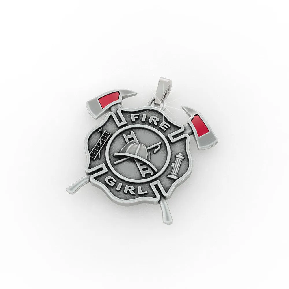 Fire Girl Pendant