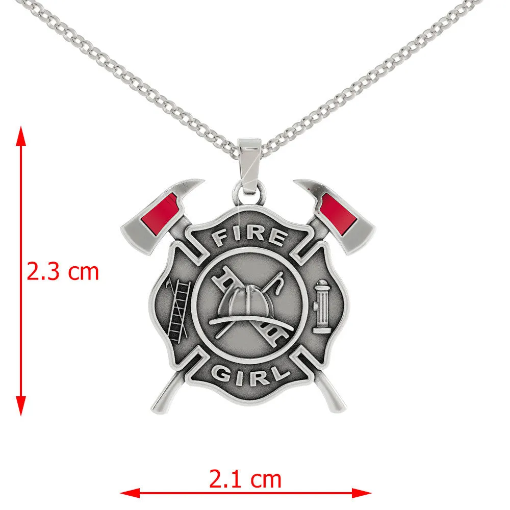 Fire Girl Pendant