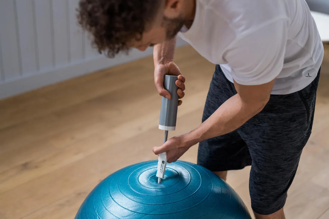 Fitness Gym Ball Air Pump 0.9 L - White