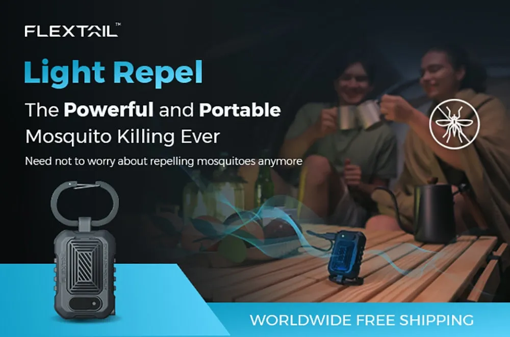 FLEXTAIL Portable Mosquito Repellent: Rechargeable