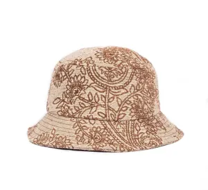 FLORAL DEMASK BUCKET HAT