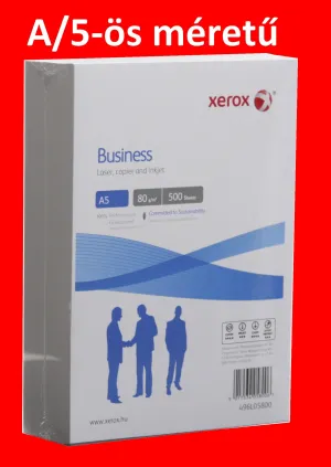Fénymásolópapír XEROX BUSINESS A/5  80g (500ív/csg)
