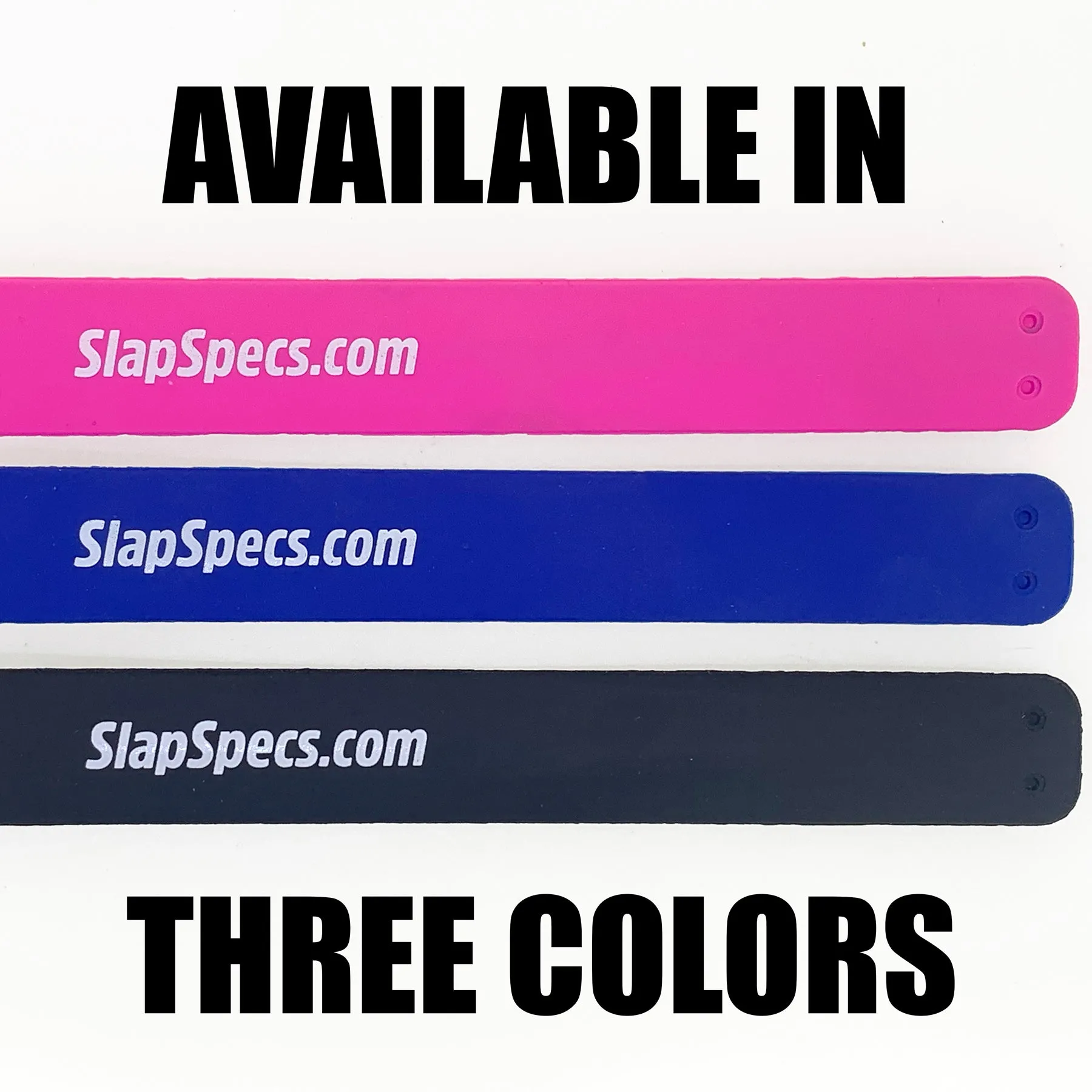 Folding Sunglasses with Slap Bracelet Arms - PINK ARMS / POLARIZED LENSES