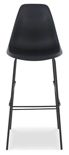Forestead Black Bar Height Bar Stool (Set of 2)