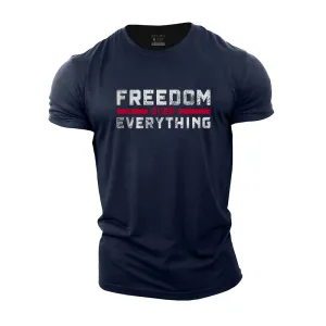 Freedom Over Everything Cotton T-Shirt