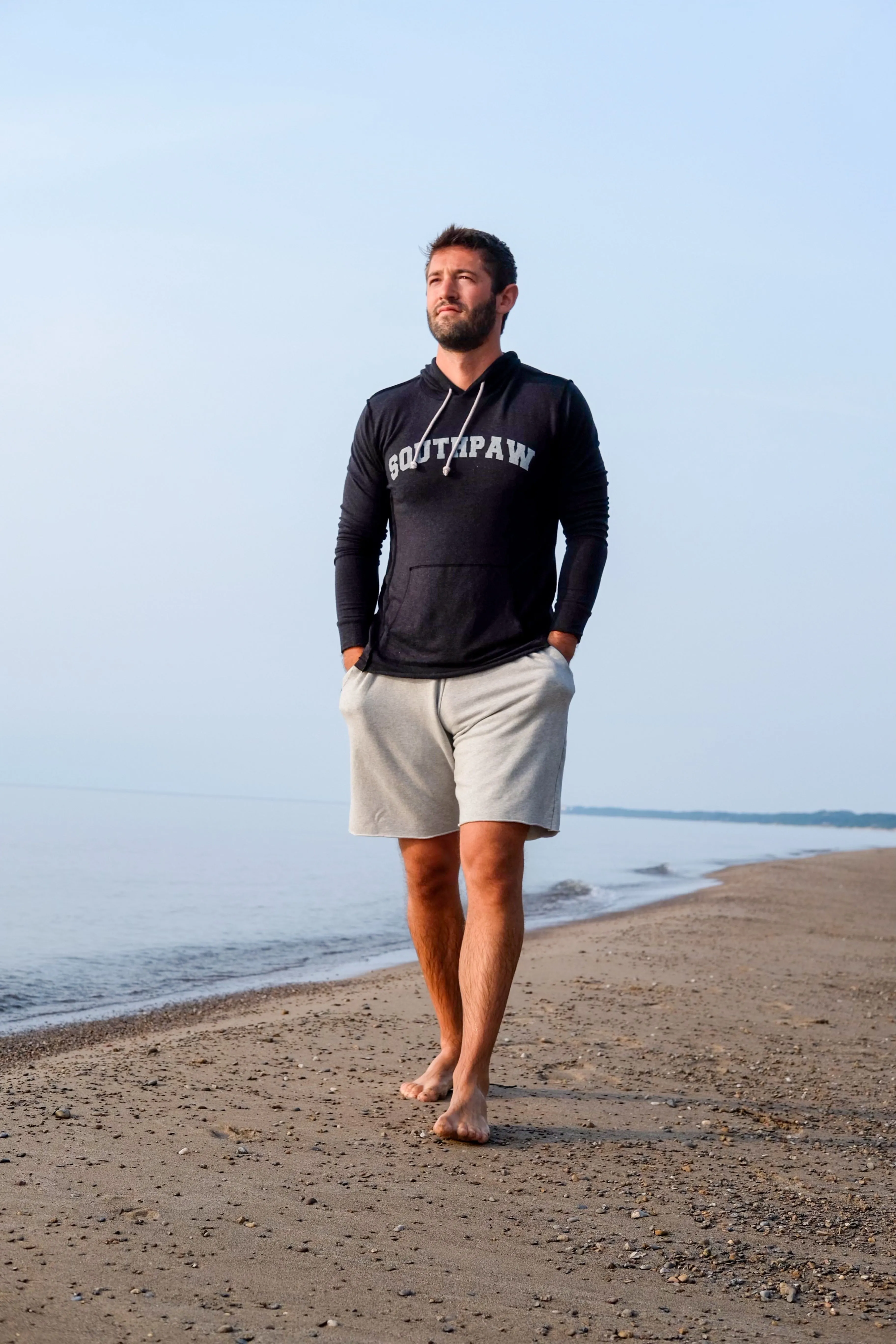 FRENCH TERRY SHORT - HEATHER GREY