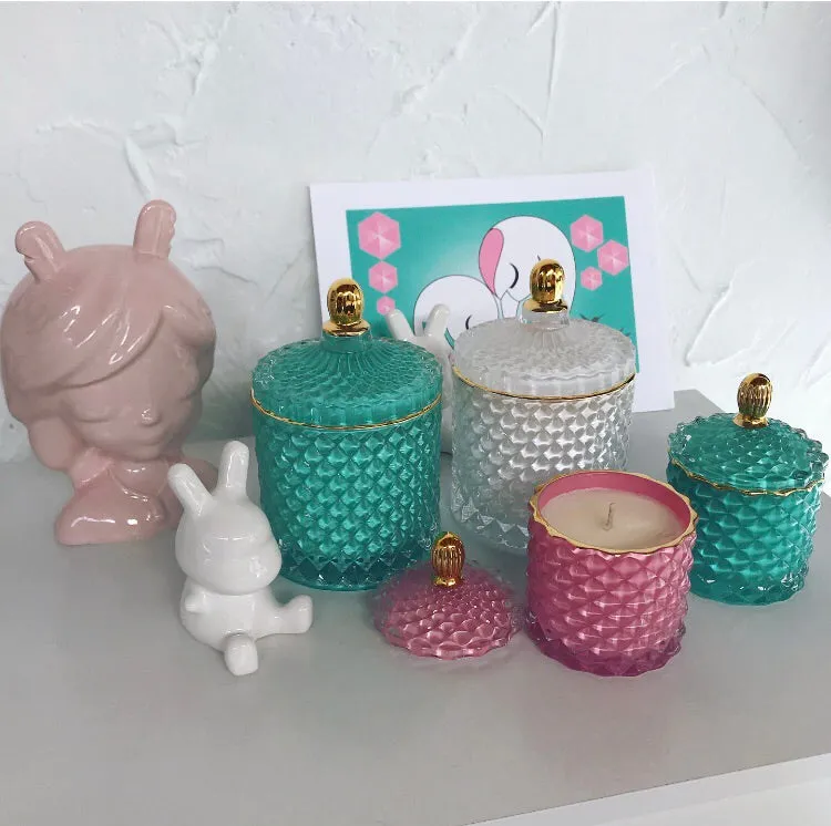 Frosty Indian Royal Candle - med