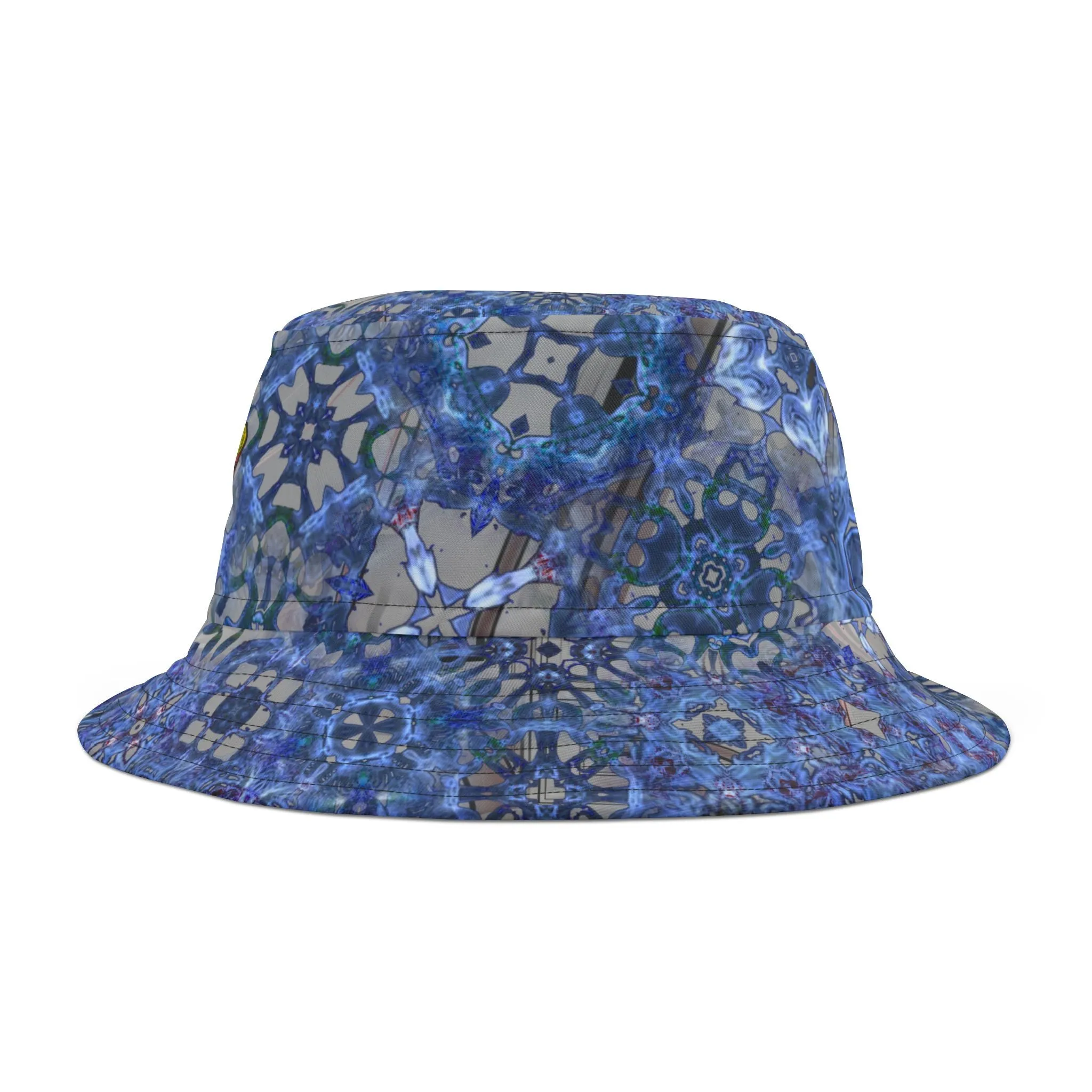 Galaxy Frog Cymagic Kaleidoscape Bucket Hat (AOP)