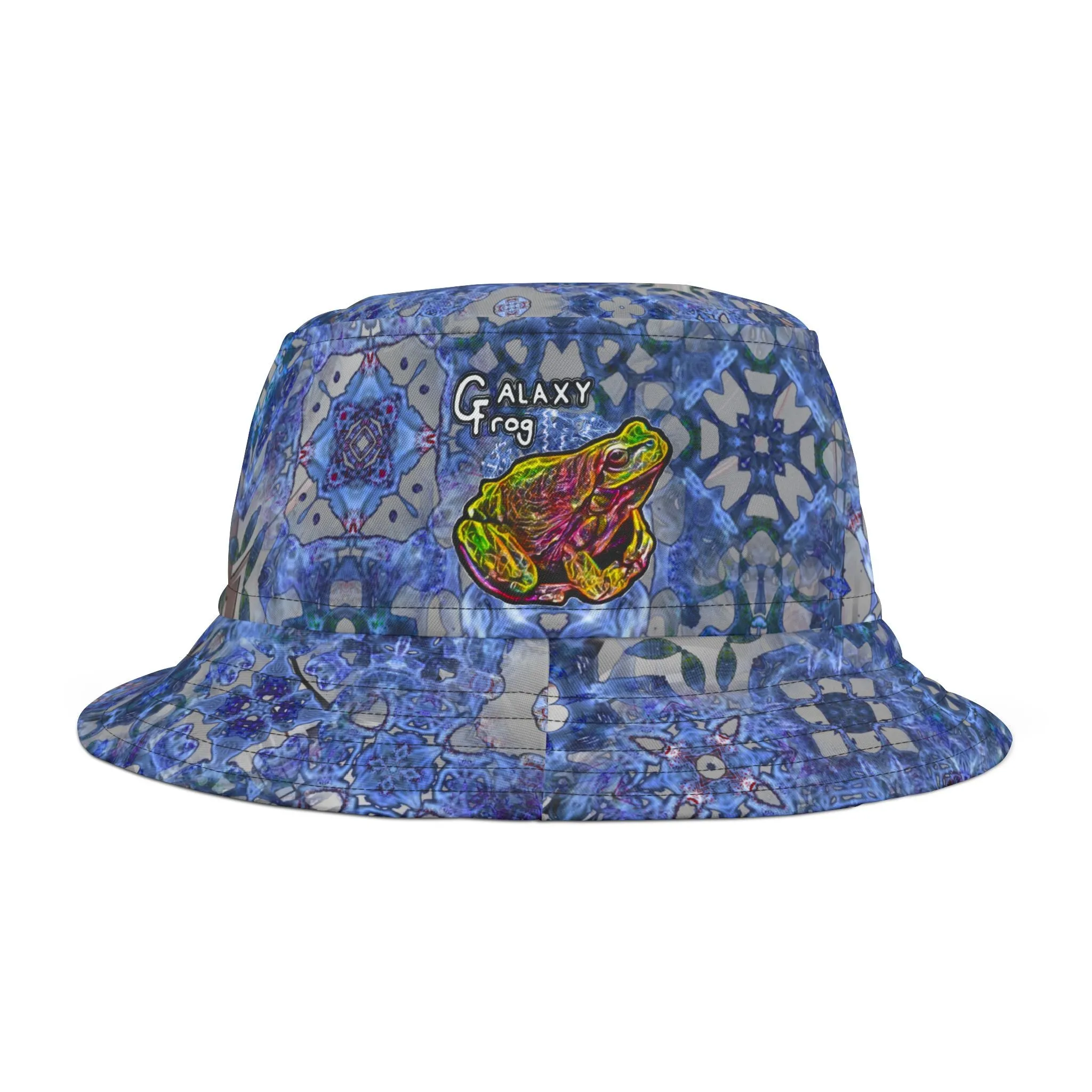 Galaxy Frog Cymagic Kaleidoscape Bucket Hat (AOP)