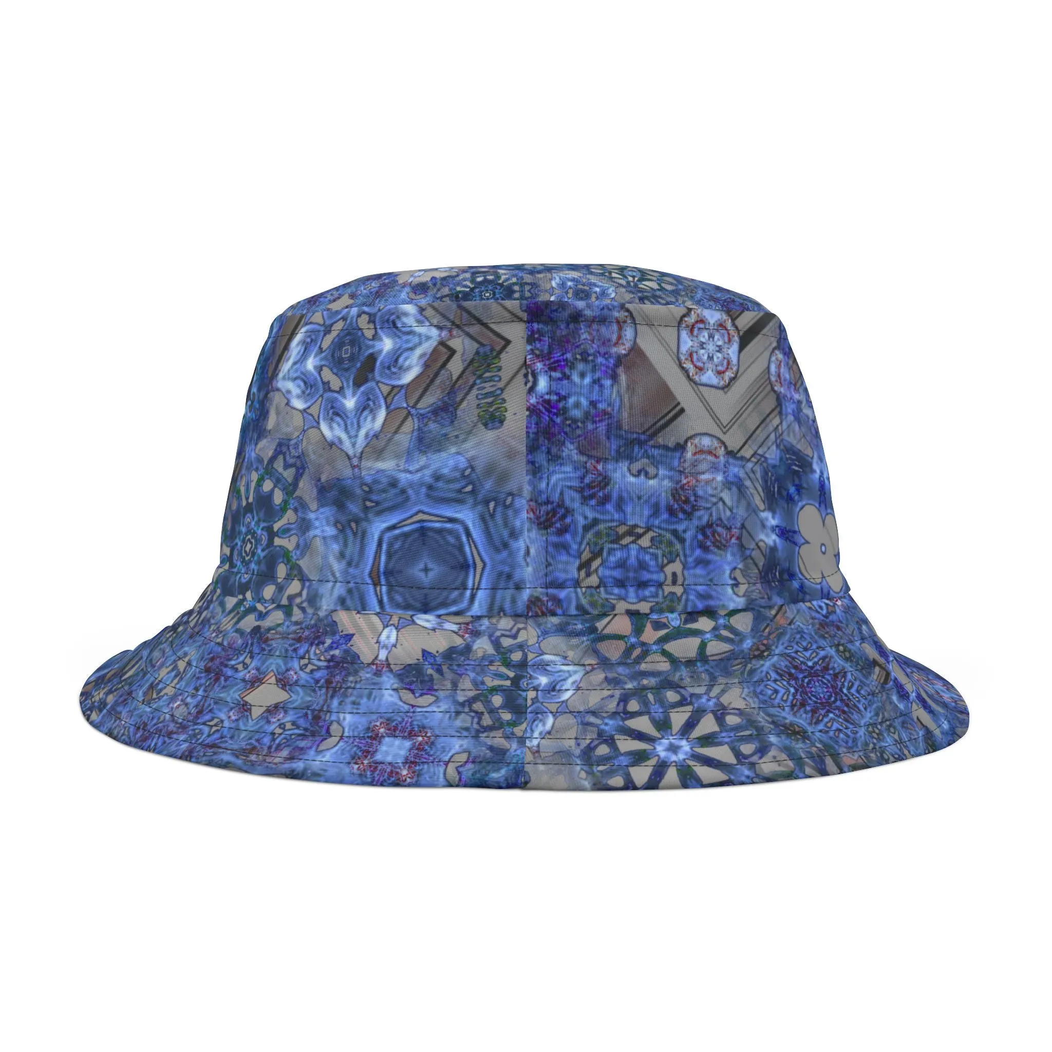 Galaxy Frog Cymagic Kaleidoscape Bucket Hat (AOP)