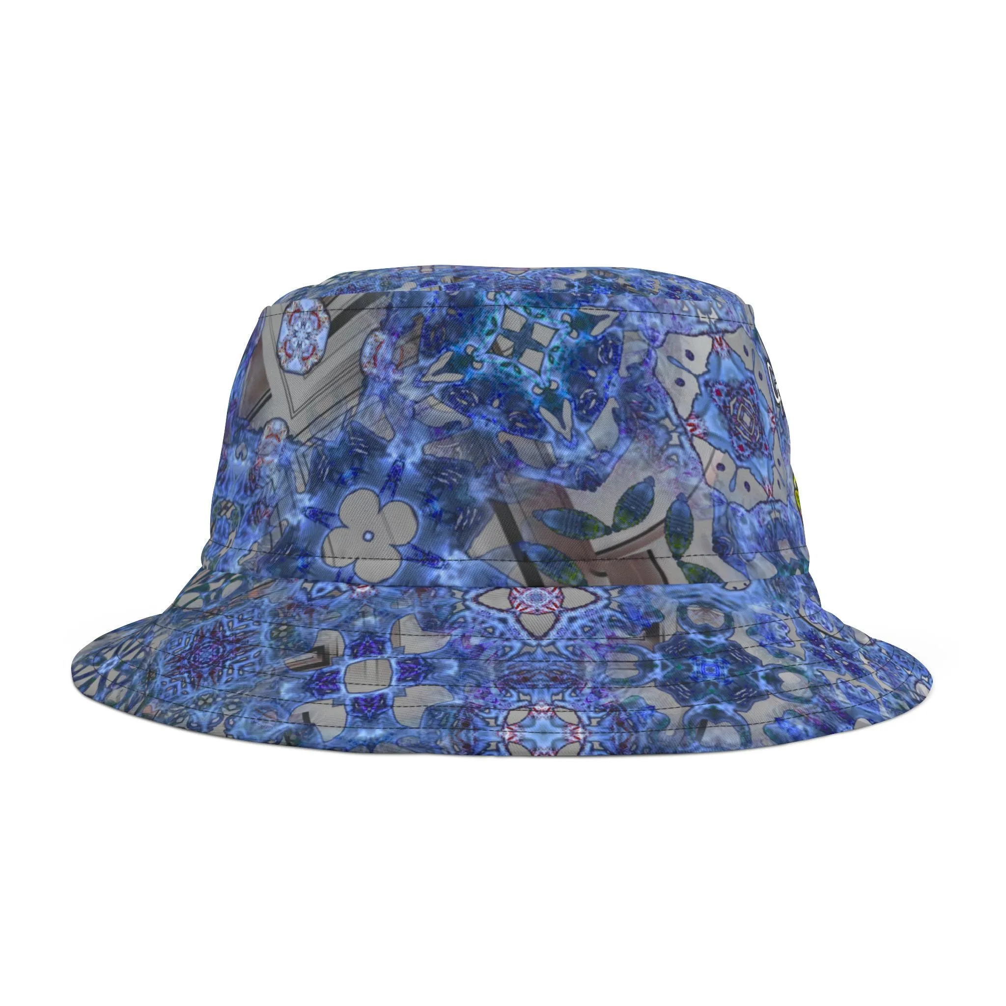 Galaxy Frog Cymagic Kaleidoscape Bucket Hat (AOP)