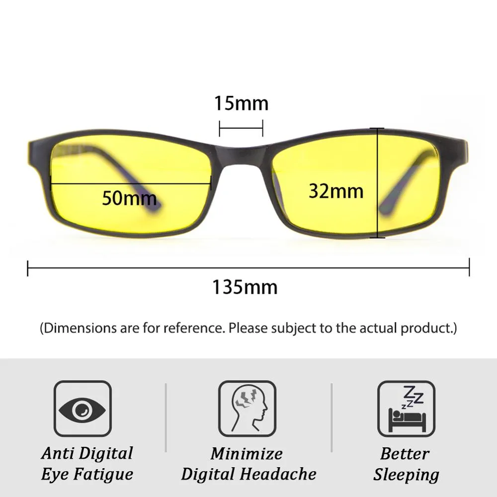 Gaming Glasses |  Screen glasses | Anti UV light