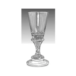 Georgian balustroid wine glass