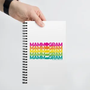 Get Your Mammogram Breast Cancer Awareness Spiral Notebook