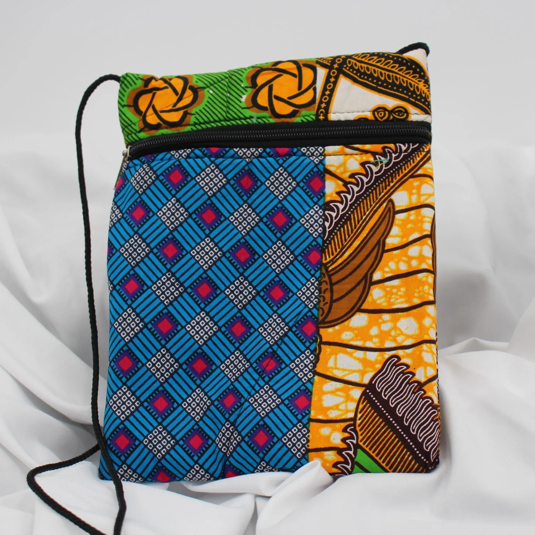 Ghanaian Crossbody - African Iris (Yellow)