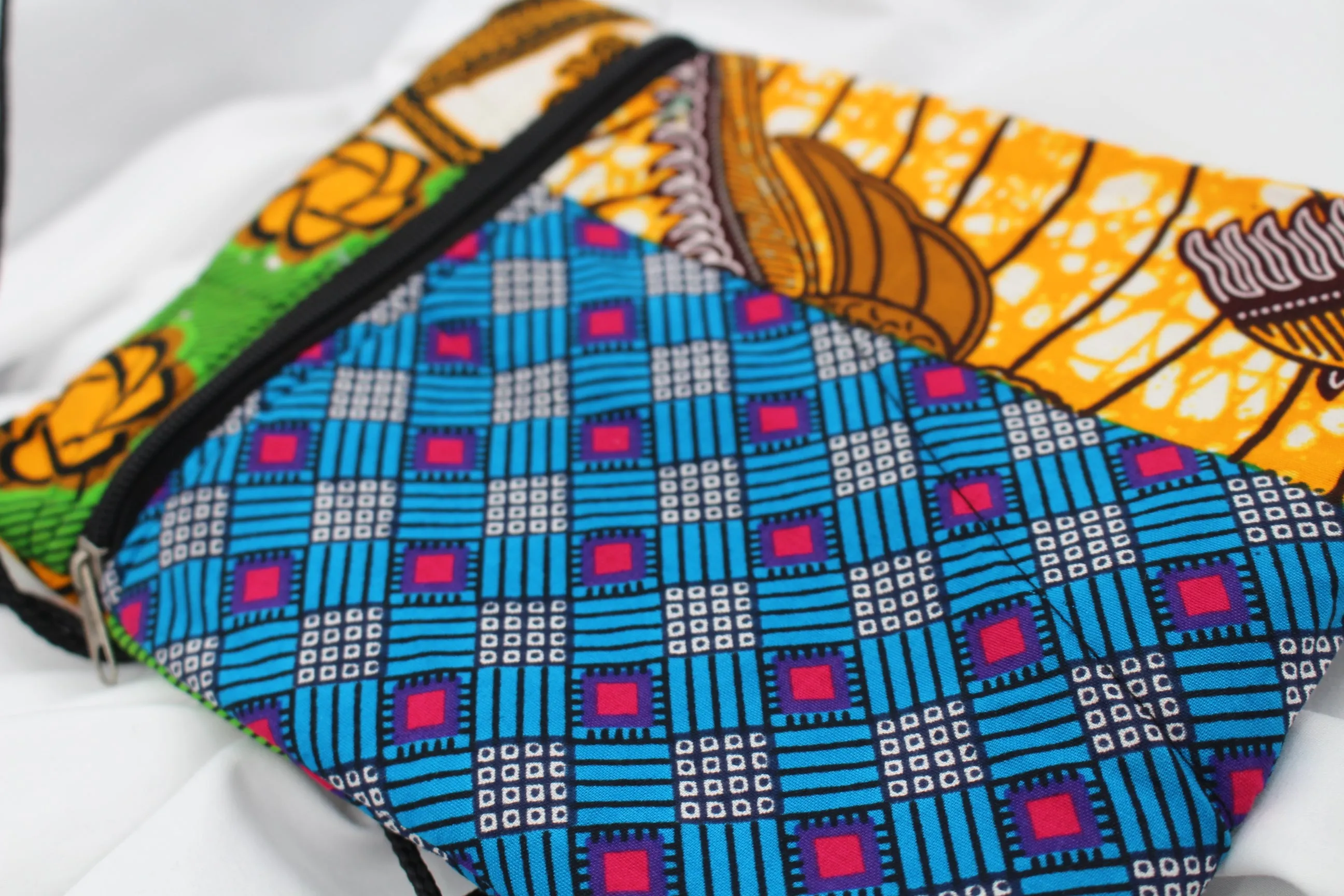 Ghanaian Crossbody - African Iris (Yellow)