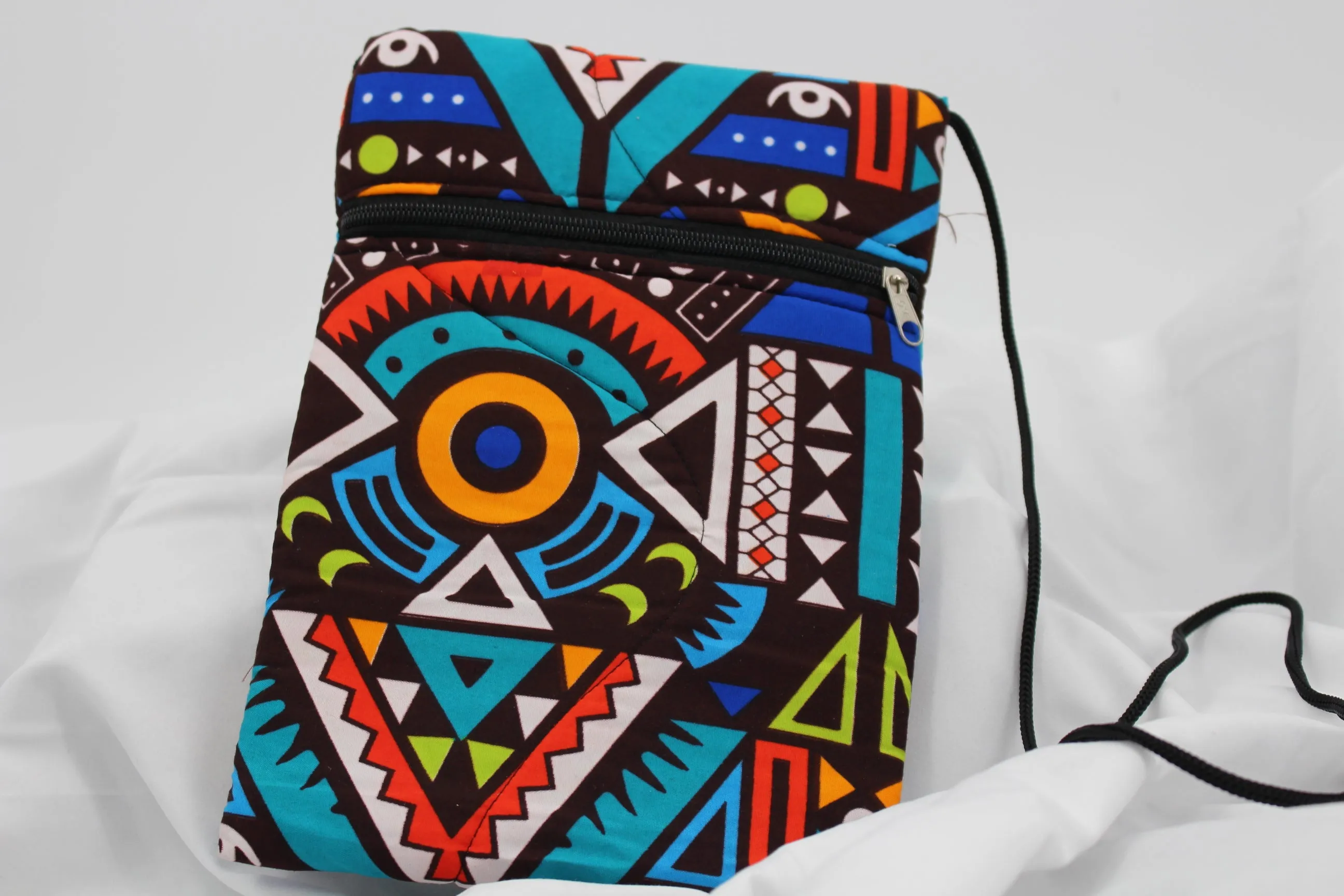 Ghanaian Crossbody - Blue Dream Catcher