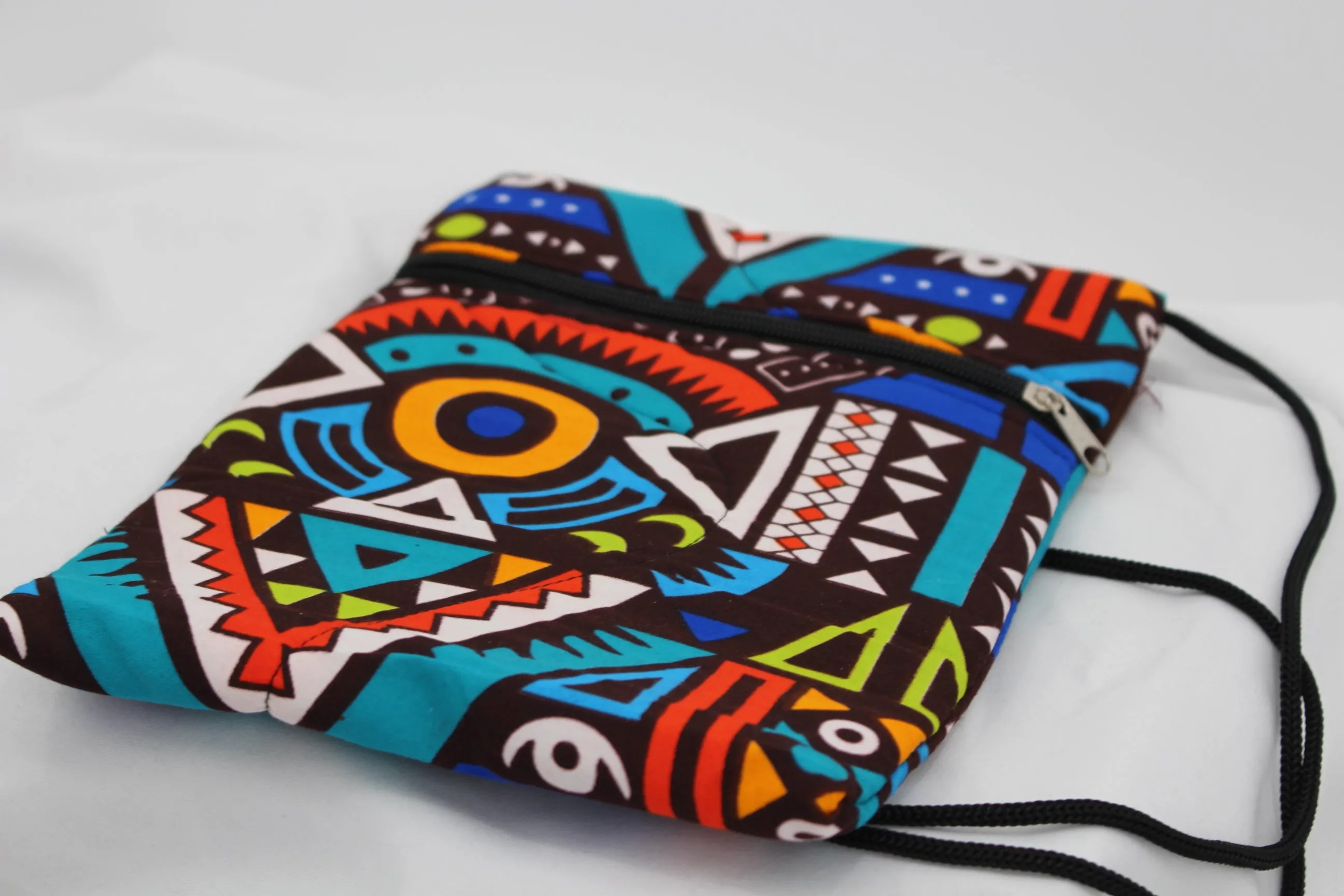 Ghanaian Crossbody - Blue Dream Catcher