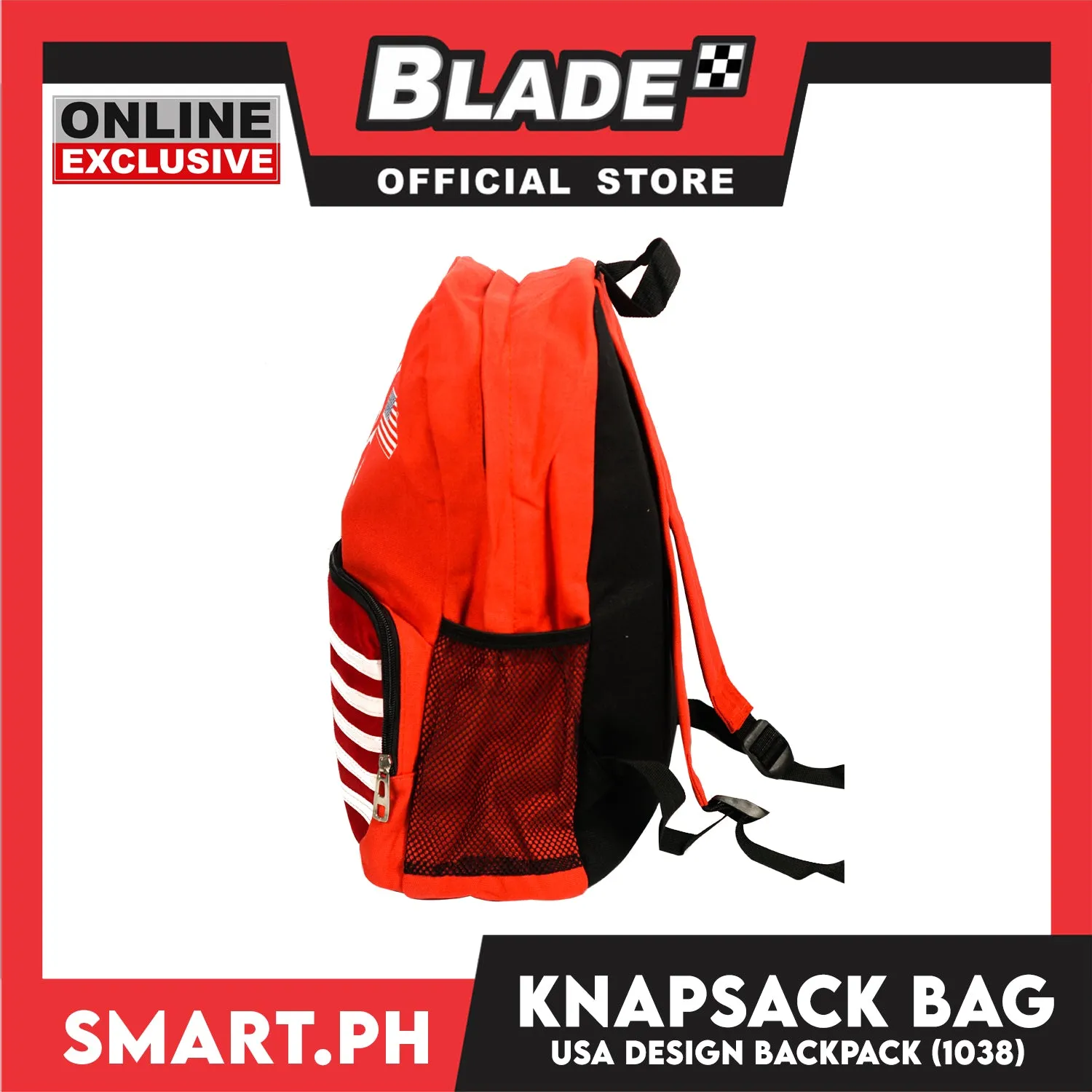 Gifts Bag Backpack Knapsack 44cm USA Design 1038 (Assorted Colors)