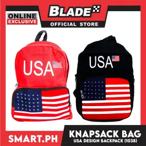 Gifts Bag Backpack Knapsack 44cm USA Design 1038 (Assorted Colors)