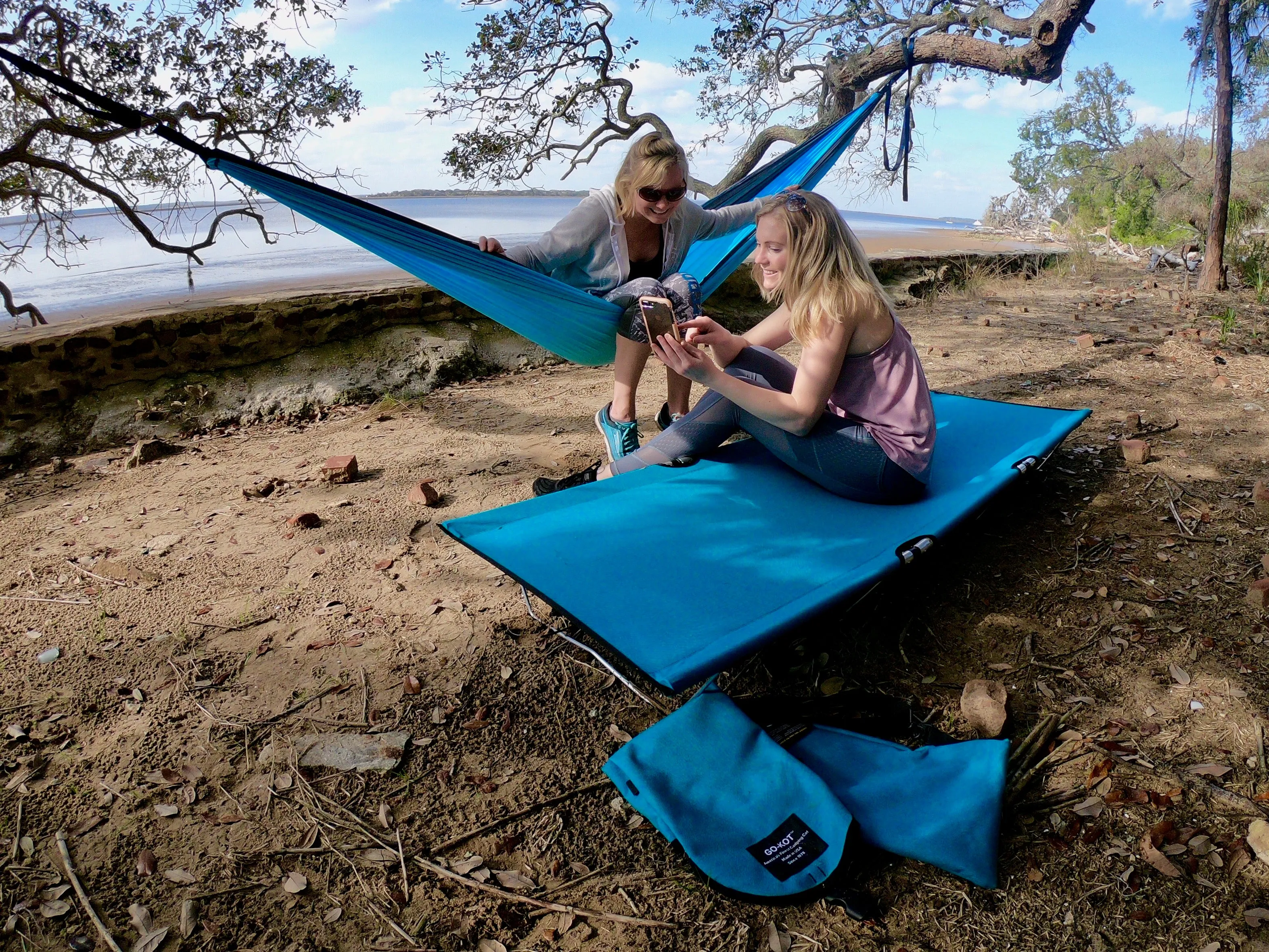 Go Kot Premium Camping Cot with Carrying Bag