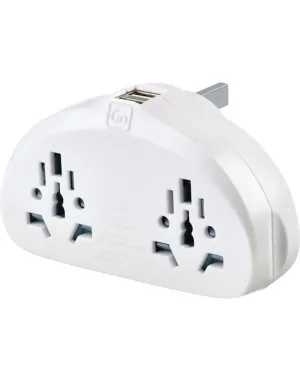 Go Travel World-UK Adapter Duo   USB