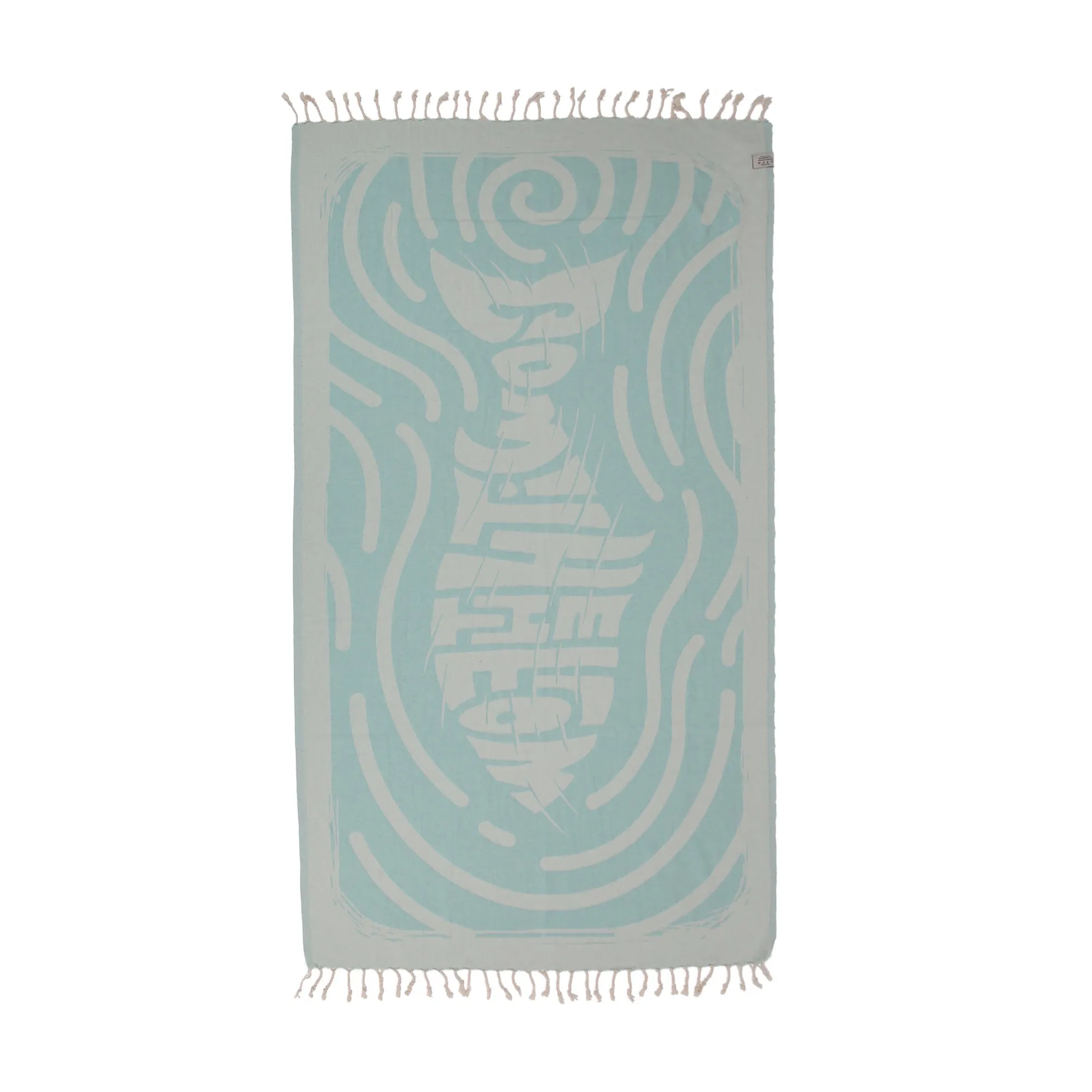 Go with the flow Peshtemal Pure Cotton Beach Towel by La'Hammam